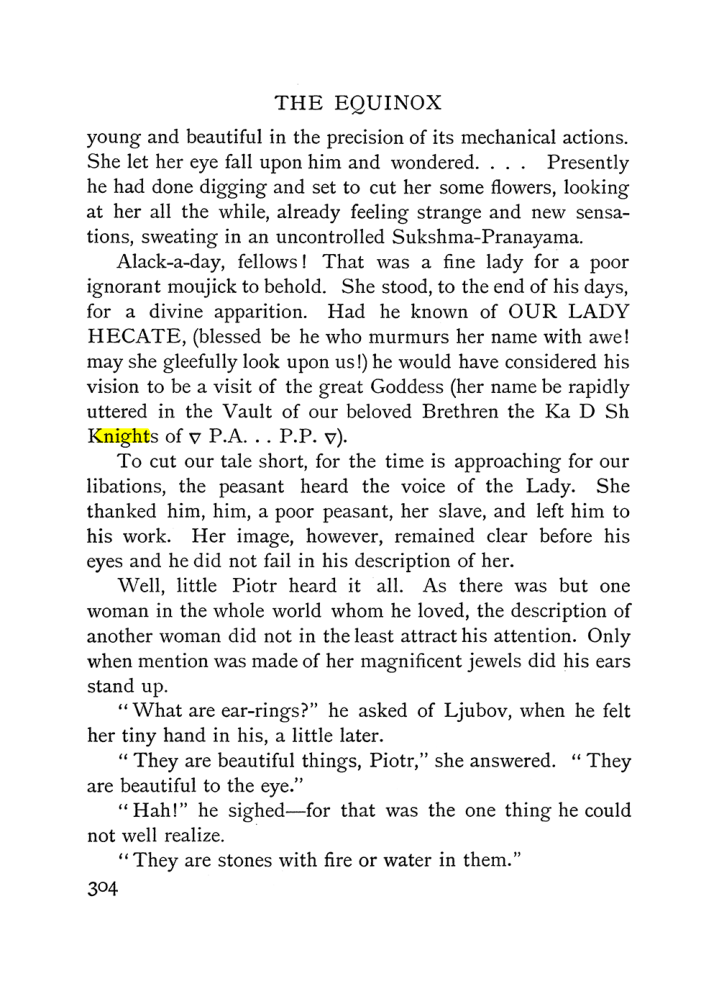 Original scan of The Equinox (Volume I, Number IV), PDF page 322