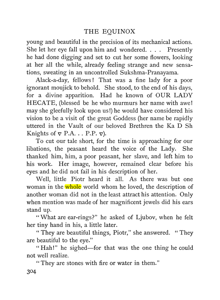 Original scan of The Equinox (Volume I, Number IV), PDF page 322