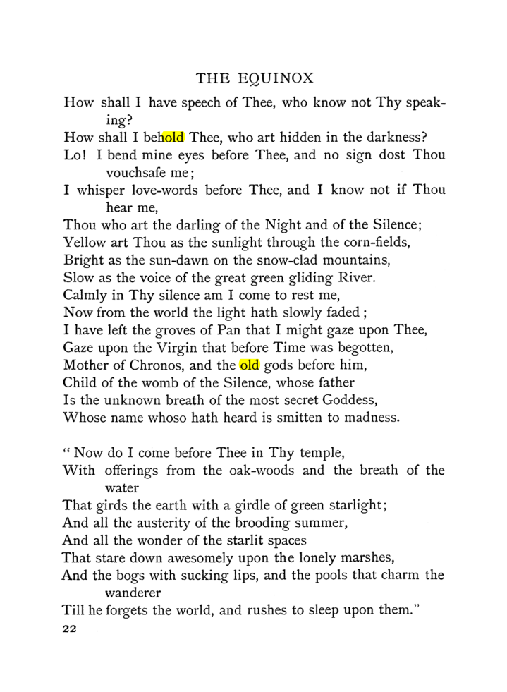 Original scan of The Equinox (Volume I, Number IV), PDF page 34