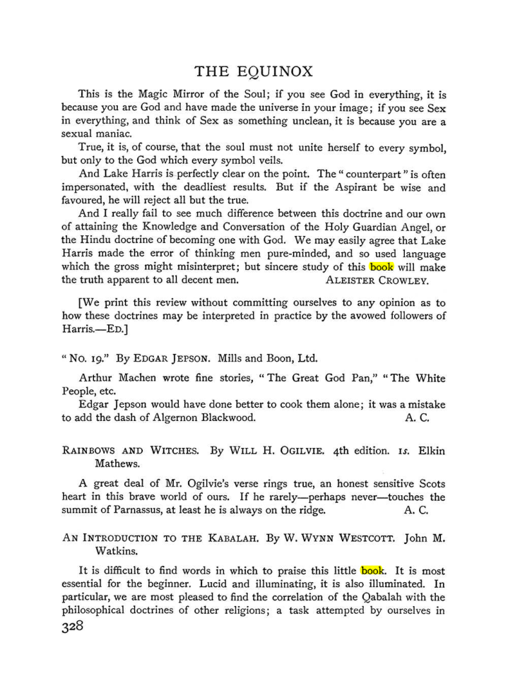 Original scan of The Equinox (Volume I, Number IV), PDF page 346