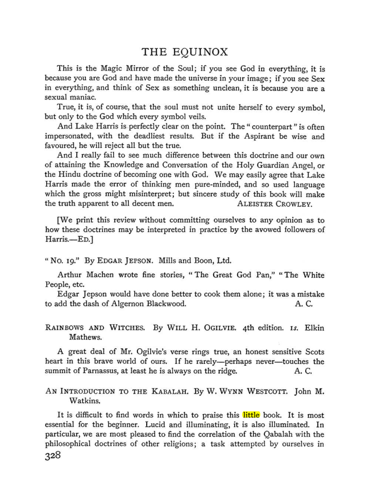 Original scan of The Equinox (Volume I, Number IV), PDF page 346