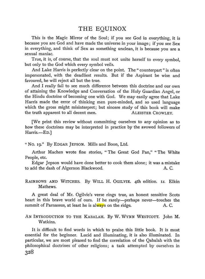 Original scan of The Equinox (Volume I, Number IV), PDF page 346