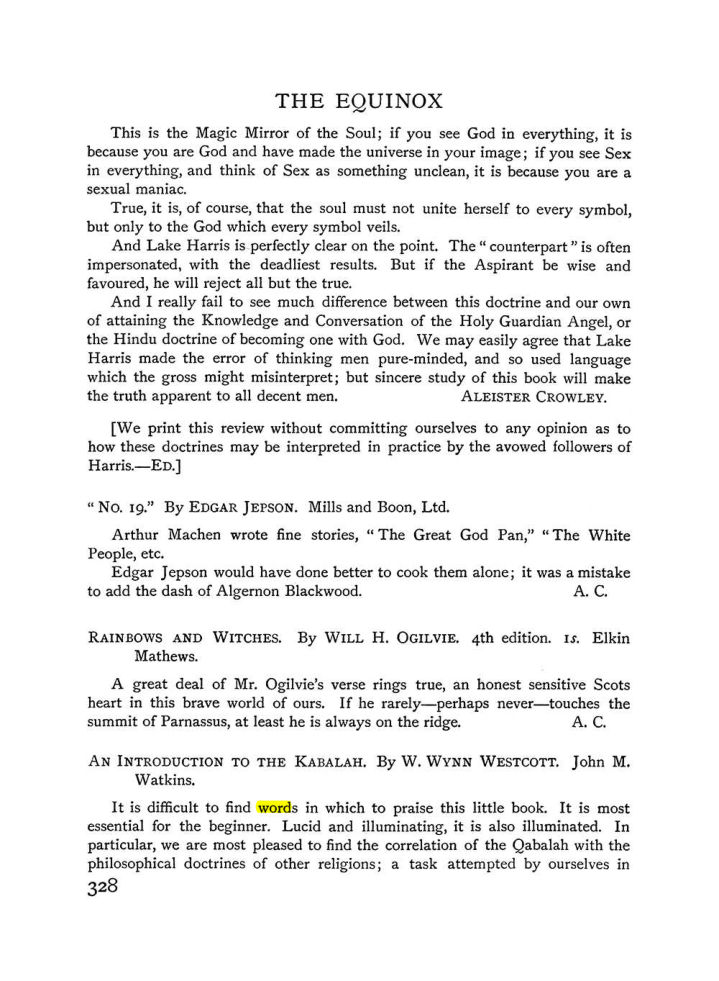 Original scan of The Equinox (Volume I, Number IV), PDF page 346