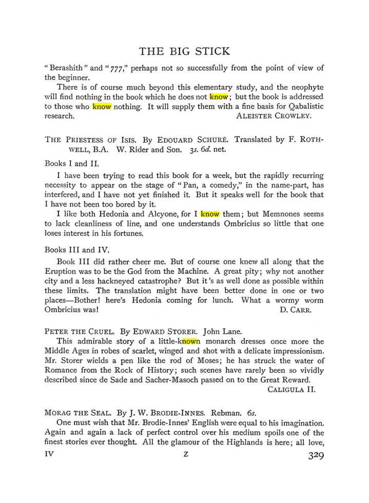 Original scan of The Equinox (Volume I, Number IV), PDF page 347