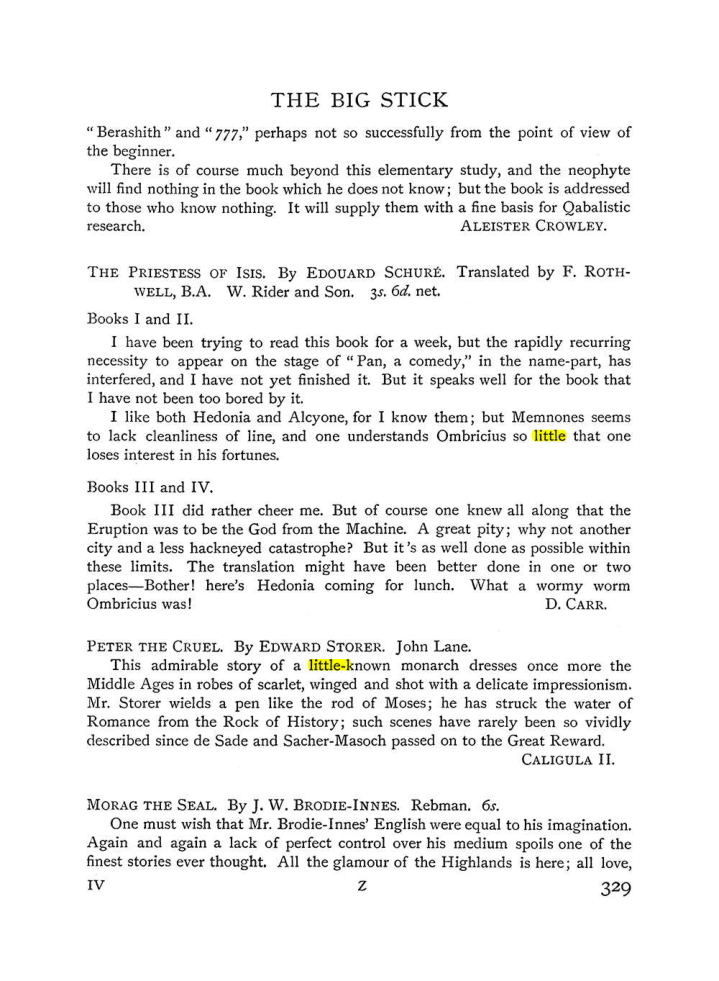 Original scan of The Equinox (Volume I, Number IV), PDF page 347