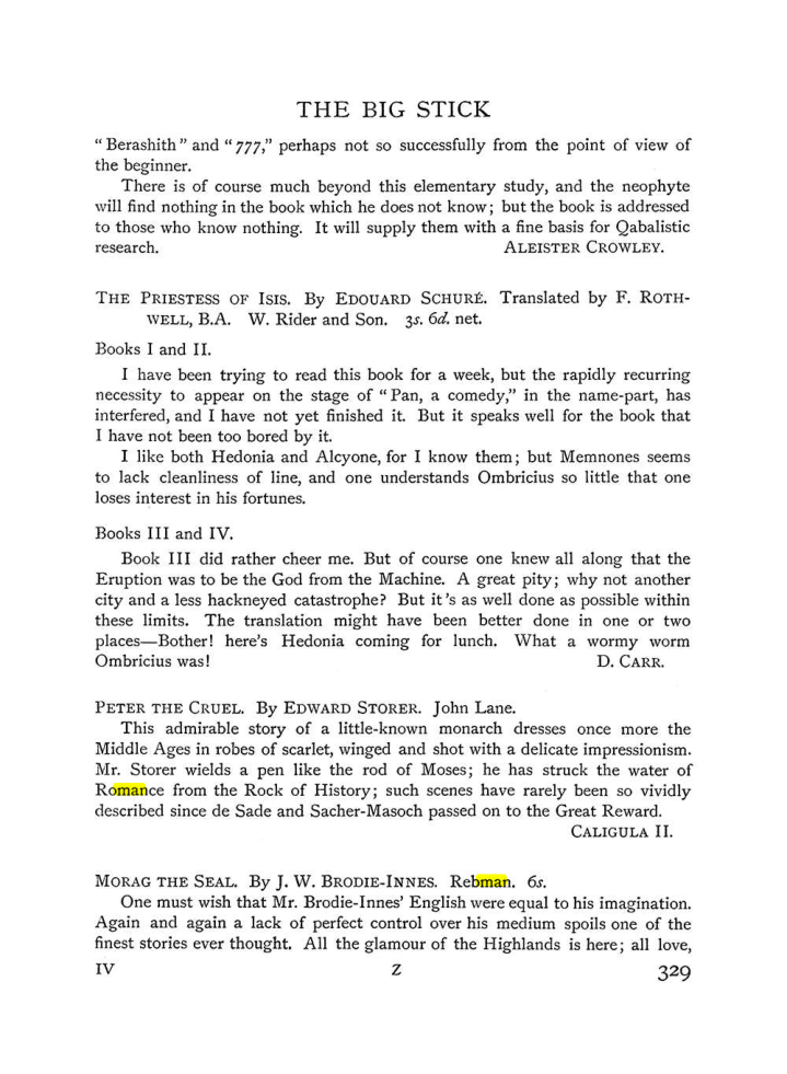 Original scan of The Equinox (Volume I, Number IV), PDF page 347