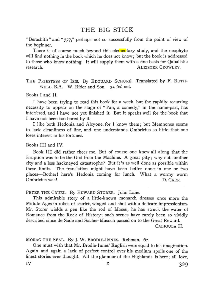 Original scan of The Equinox (Volume I, Number IV), PDF page 347