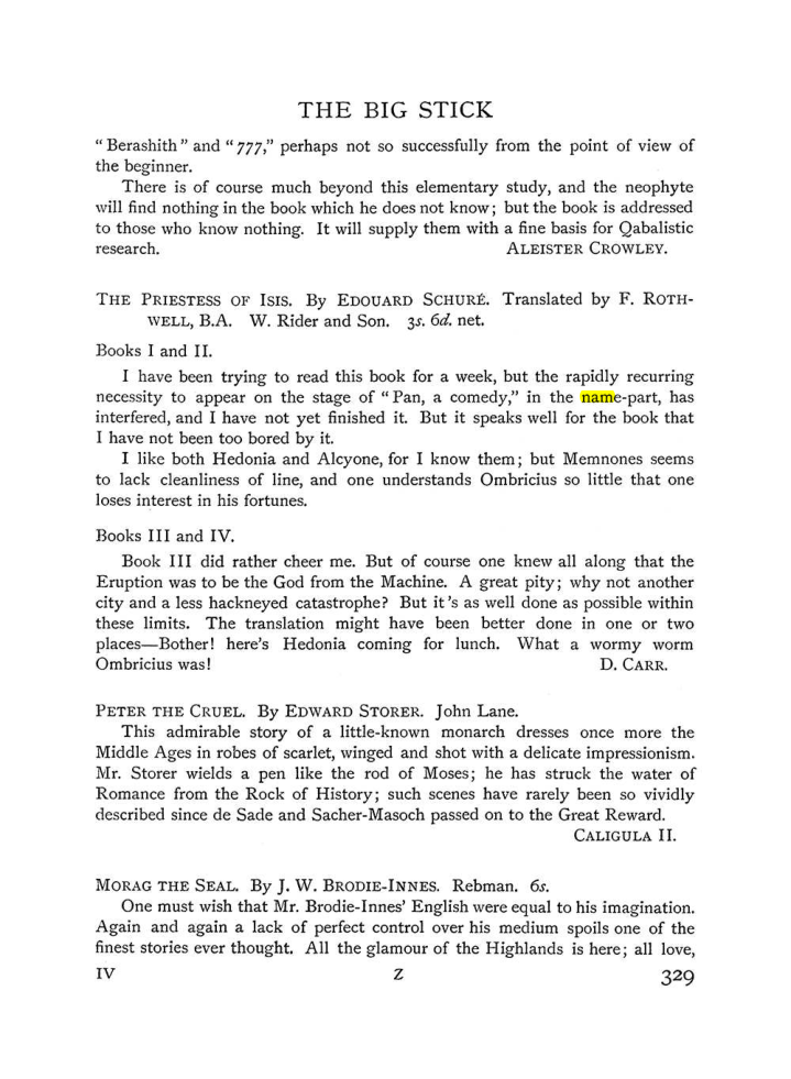 Original scan of The Equinox (Volume I, Number IV), PDF page 347