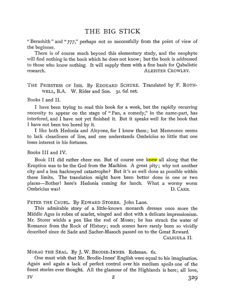 Original scan of The Equinox (Volume I, Number IV), PDF page 347