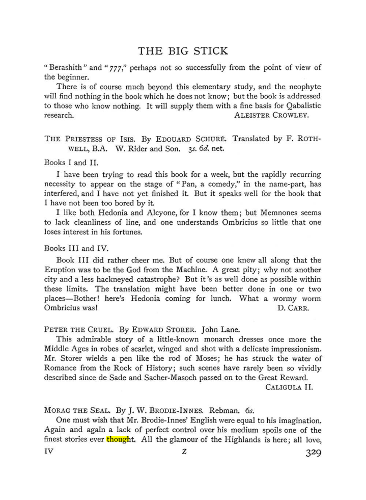 Original scan of The Equinox (Volume I, Number IV), PDF page 347