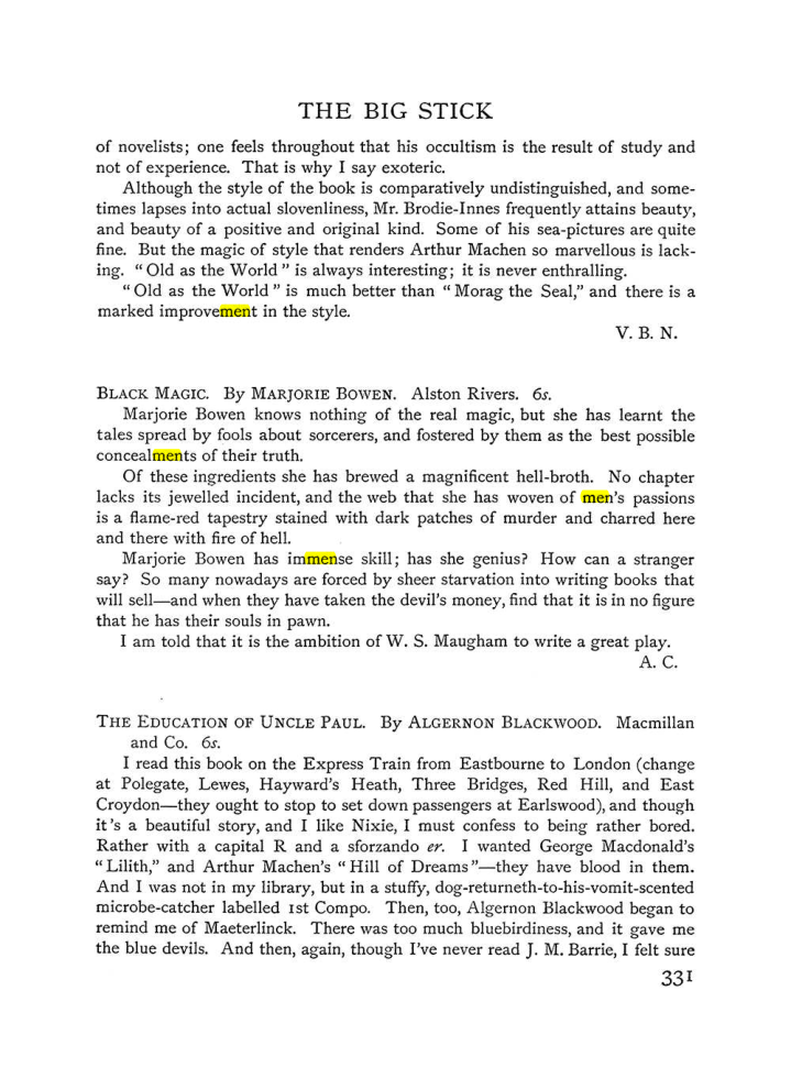 Original scan of The Equinox (Volume I, Number IV), PDF page 349