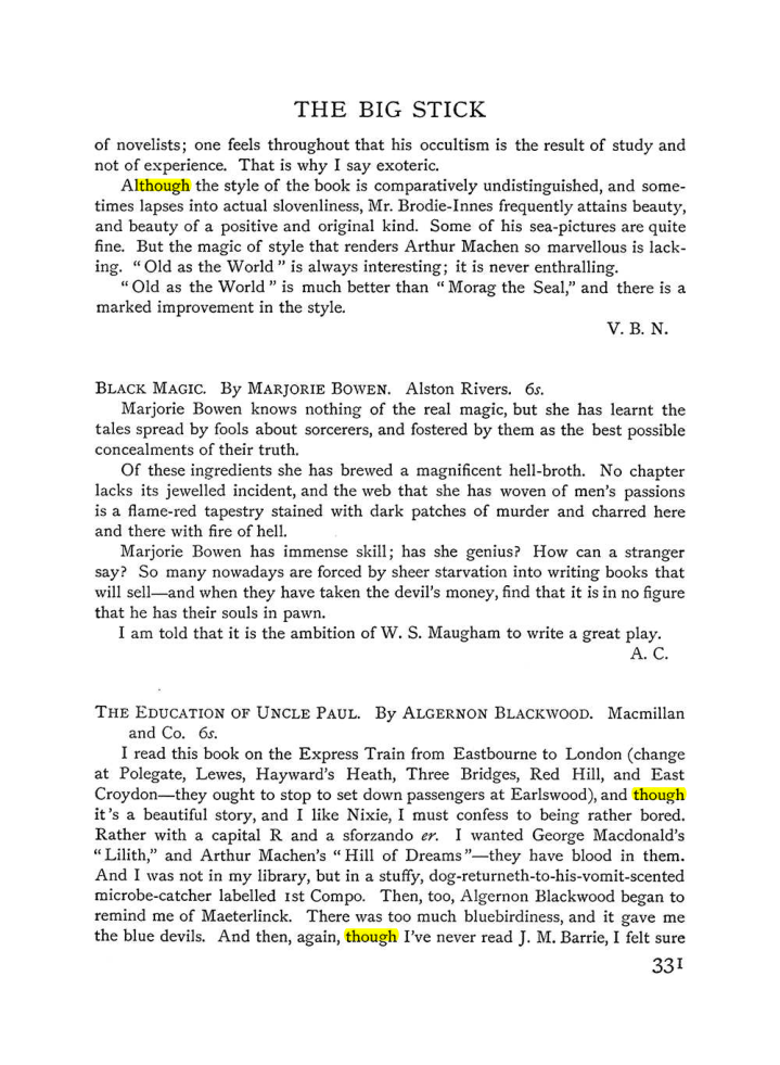 Original scan of The Equinox (Volume I, Number IV), PDF page 349