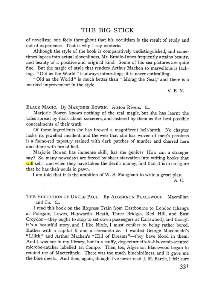 Original scan of The Equinox (Volume I, Number IV), PDF page 349