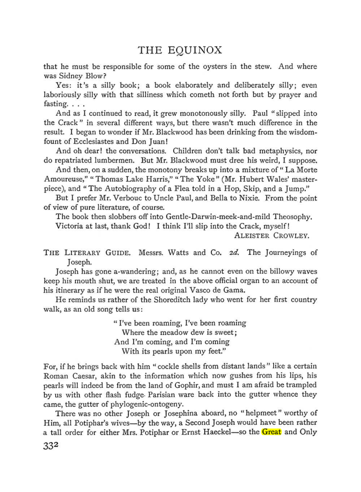 Original scan of The Equinox (Volume I, Number IV), PDF page 350