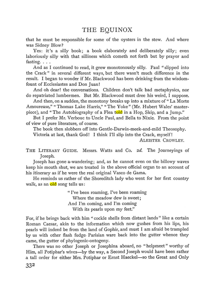 Original scan of The Equinox (Volume I, Number IV), PDF page 350