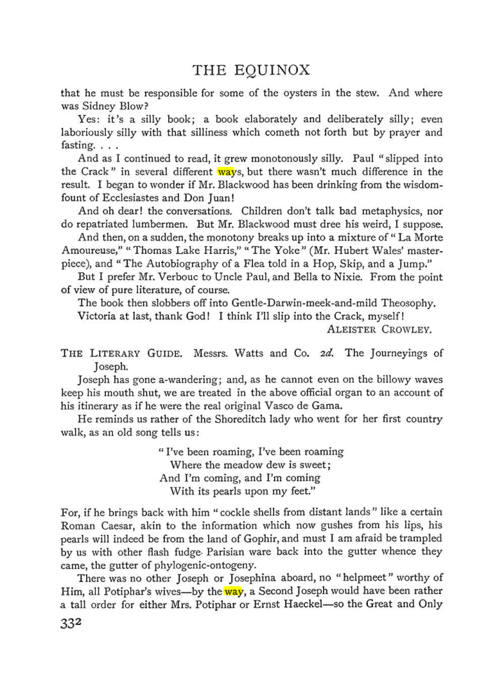 Original scan of The Equinox (Volume I, Number IV), PDF page 350