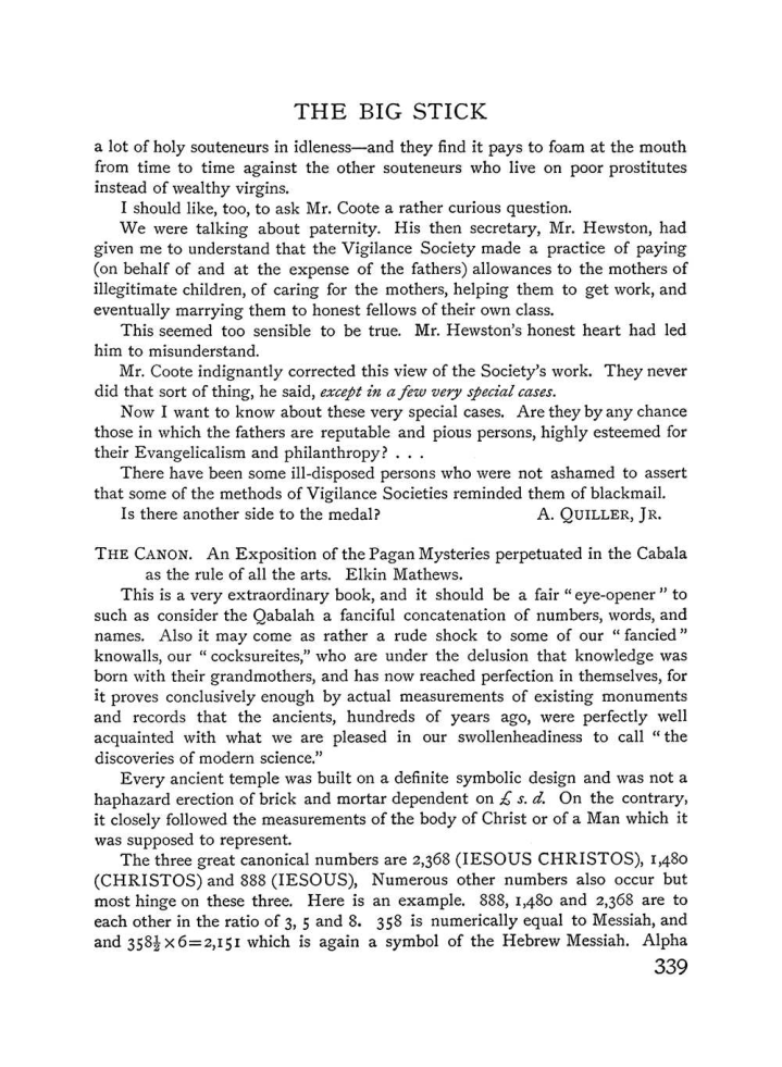 Original scan of The Equinox (Volume I, Number IV), PDF page 357
