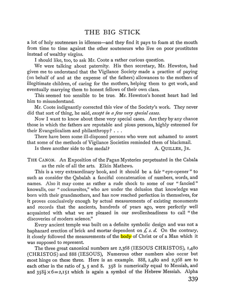 Original scan of The Equinox (Volume I, Number IV), PDF page 357