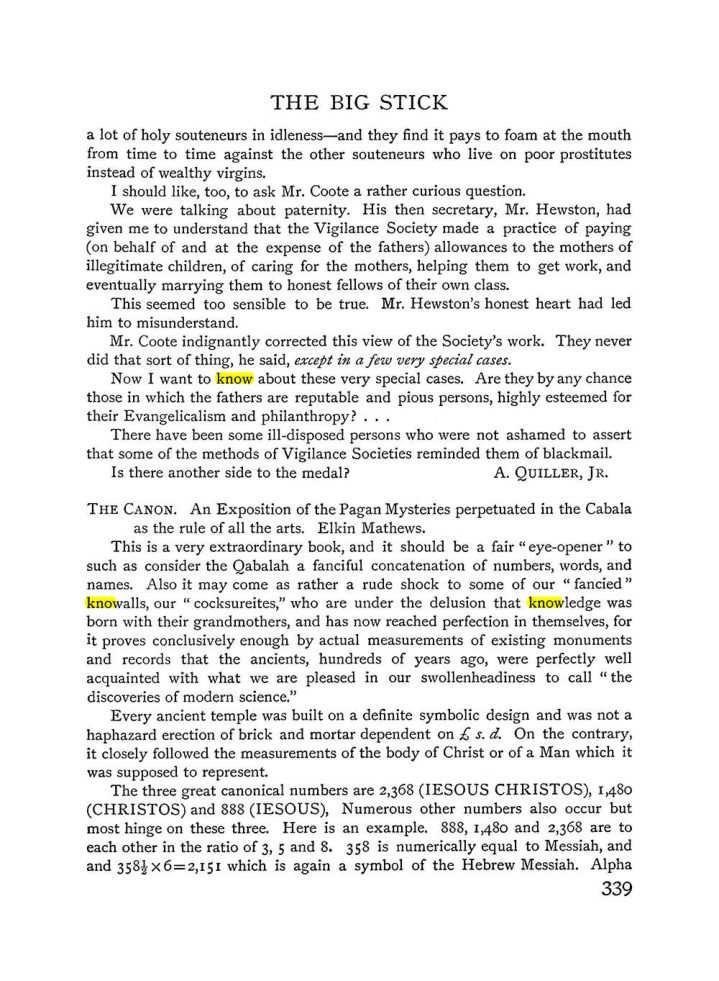 Original scan of The Equinox (Volume I, Number IV), PDF page 357