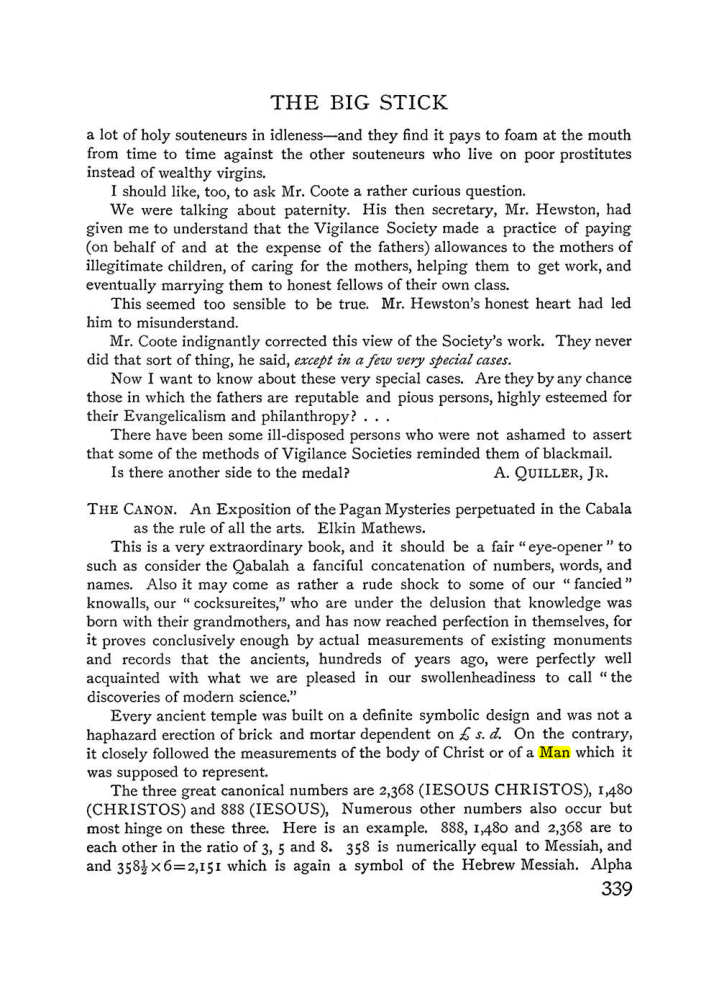 Original scan of The Equinox (Volume I, Number IV), PDF page 357