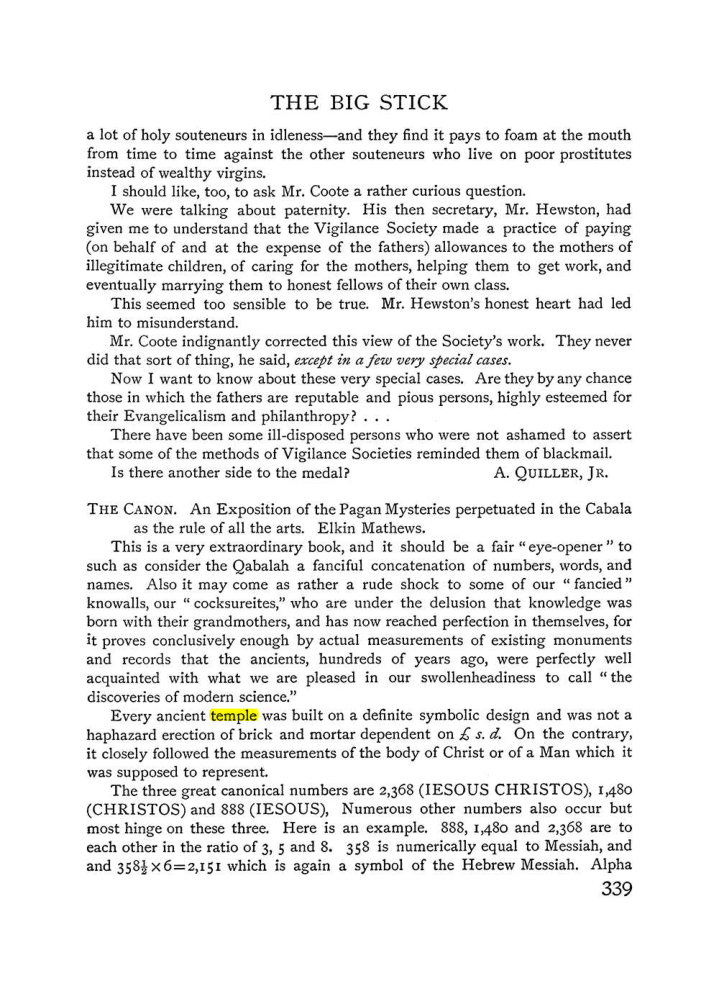 Original scan of The Equinox (Volume I, Number IV), PDF page 357