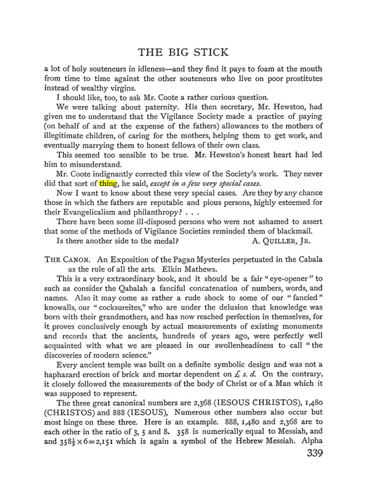 Original scan of The Equinox (Volume I, Number IV), PDF page 357