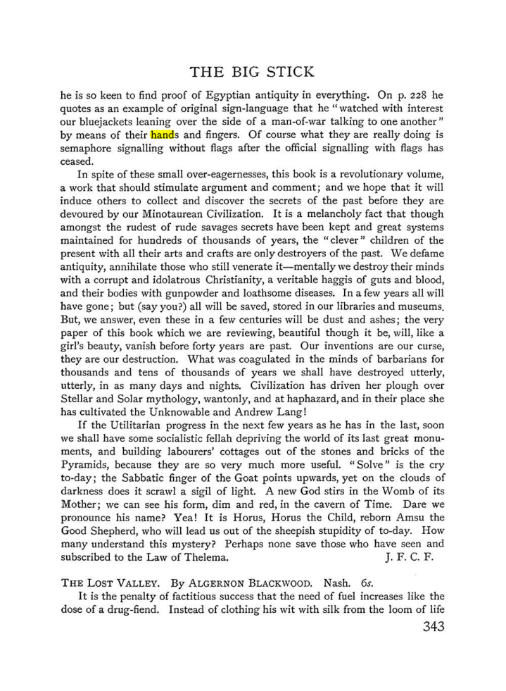 Original scan of The Equinox (Volume I, Number IV), PDF page 361