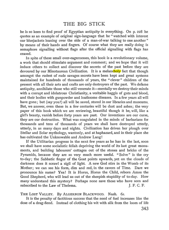 Original scan of The Equinox (Volume I, Number IV), PDF page 361