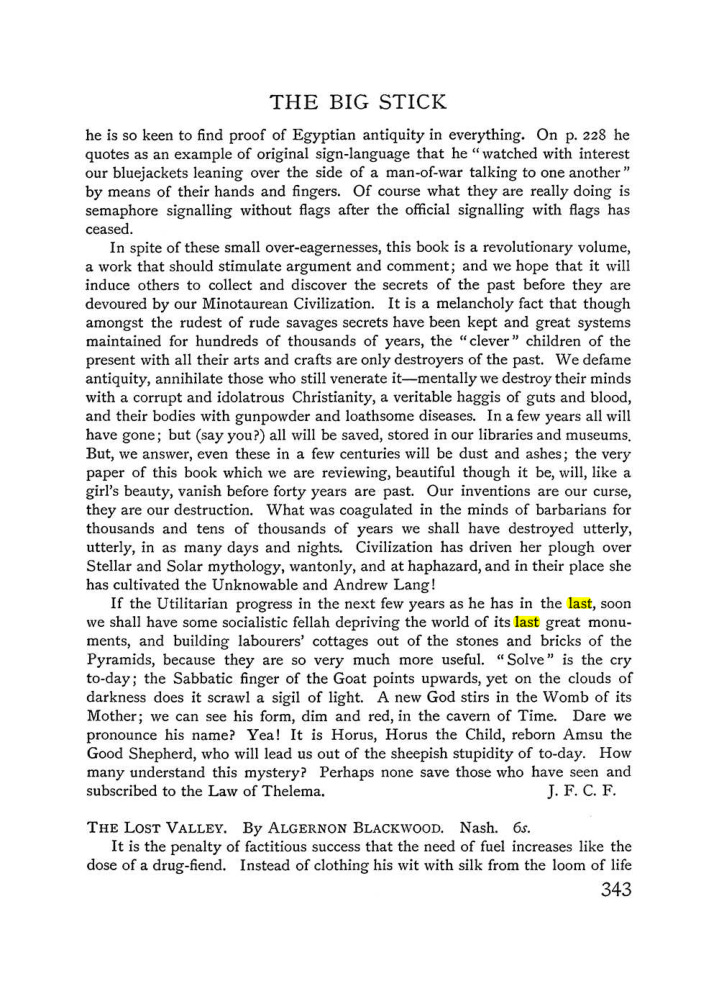 Original scan of The Equinox (Volume I, Number IV), PDF page 361