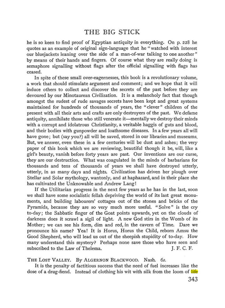 Original scan of The Equinox (Volume I, Number IV), PDF page 361