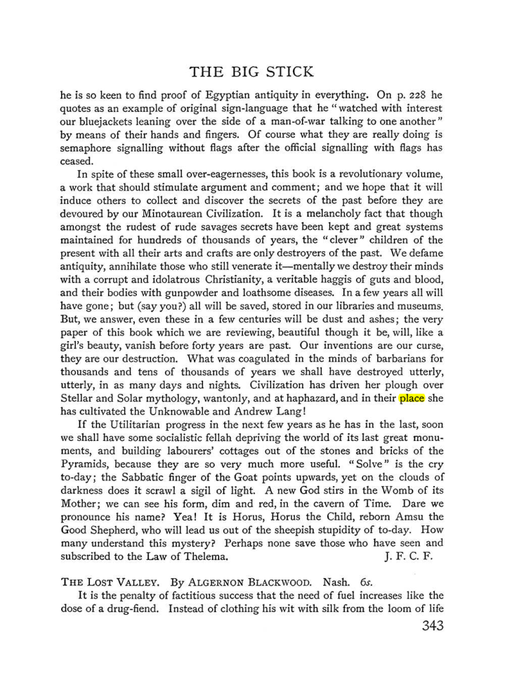 Original scan of The Equinox (Volume I, Number IV), PDF page 361