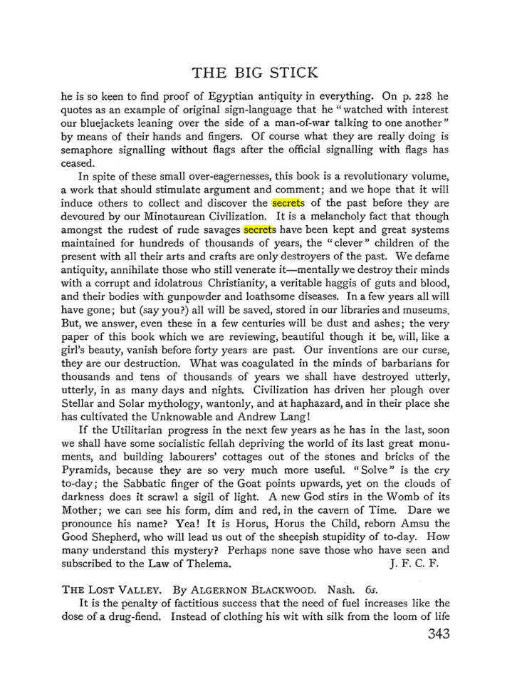 Original scan of The Equinox (Volume I, Number IV), PDF page 361