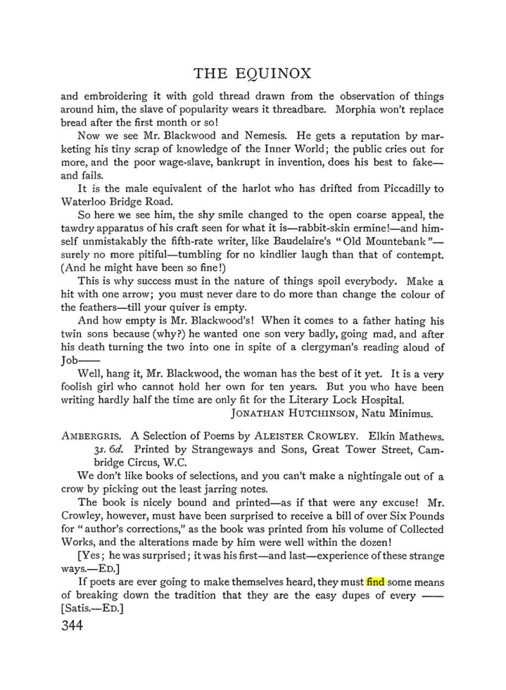 Original scan of The Equinox (Volume I, Number IV), PDF page 362