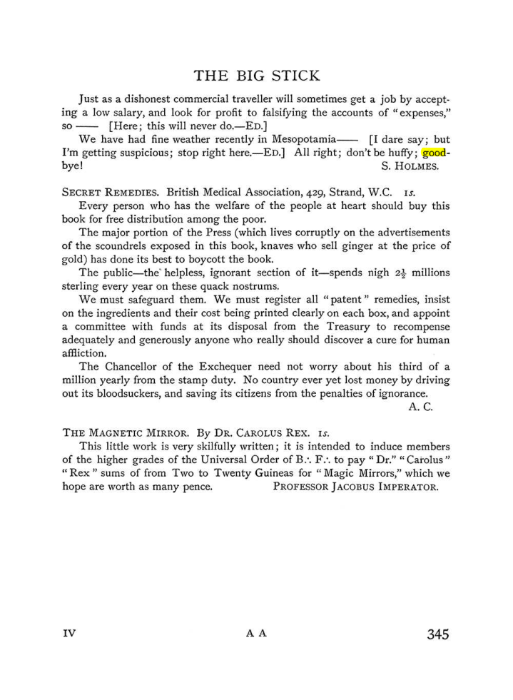 Original scan of The Equinox (Volume I, Number IV), PDF page 363