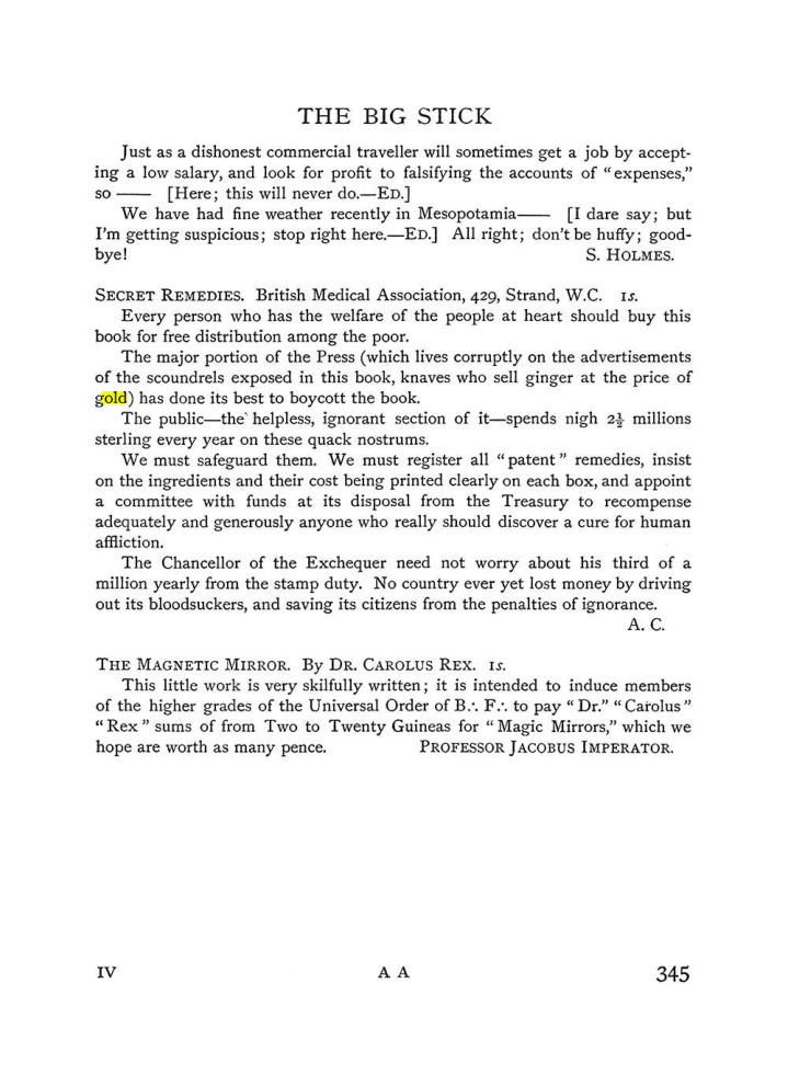 Original scan of The Equinox (Volume I, Number IV), PDF page 363