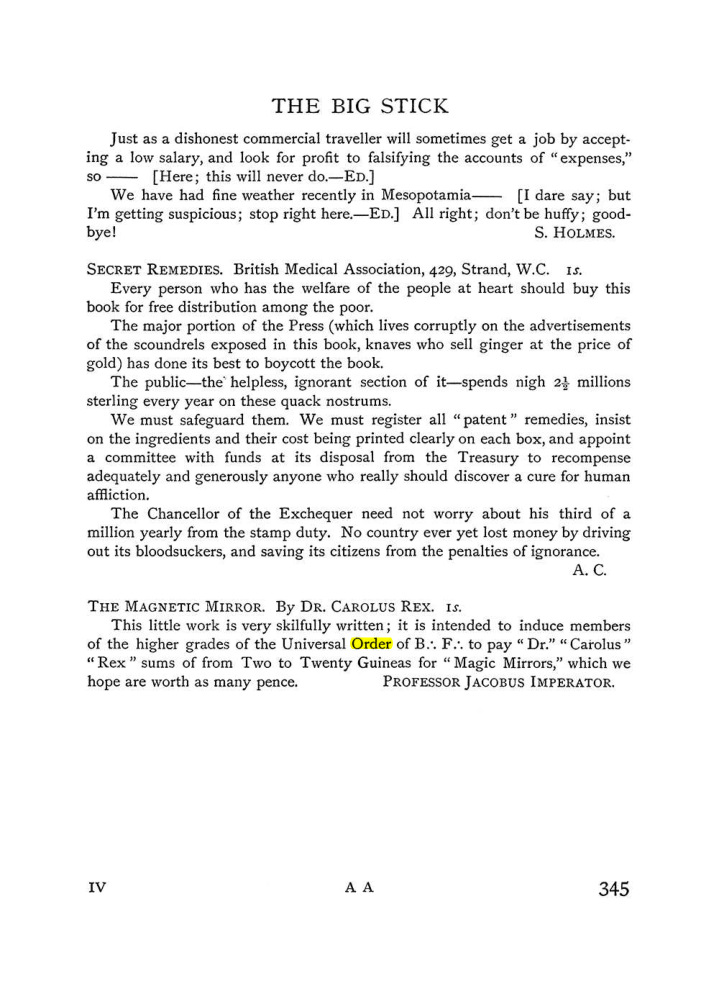 Original scan of The Equinox (Volume I, Number IV), PDF page 363