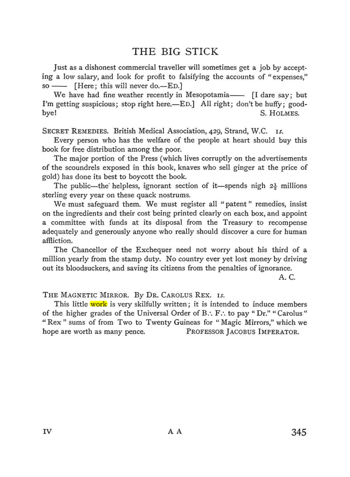 Original scan of The Equinox (Volume I, Number IV), PDF page 363