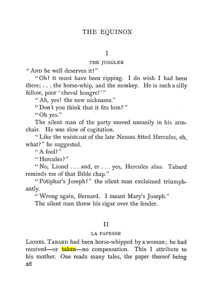 Original scan of The Equinox (Volume I, Number IV), PDF page 40