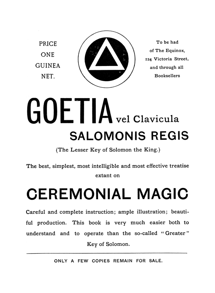 Original scan of The Equinox (Volume I, Number IV), PDF page 496