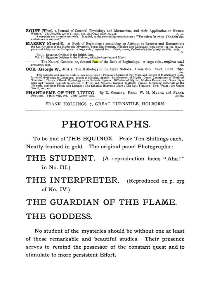 Original scan of The Equinox (Volume I, Number IV), PDF page 499