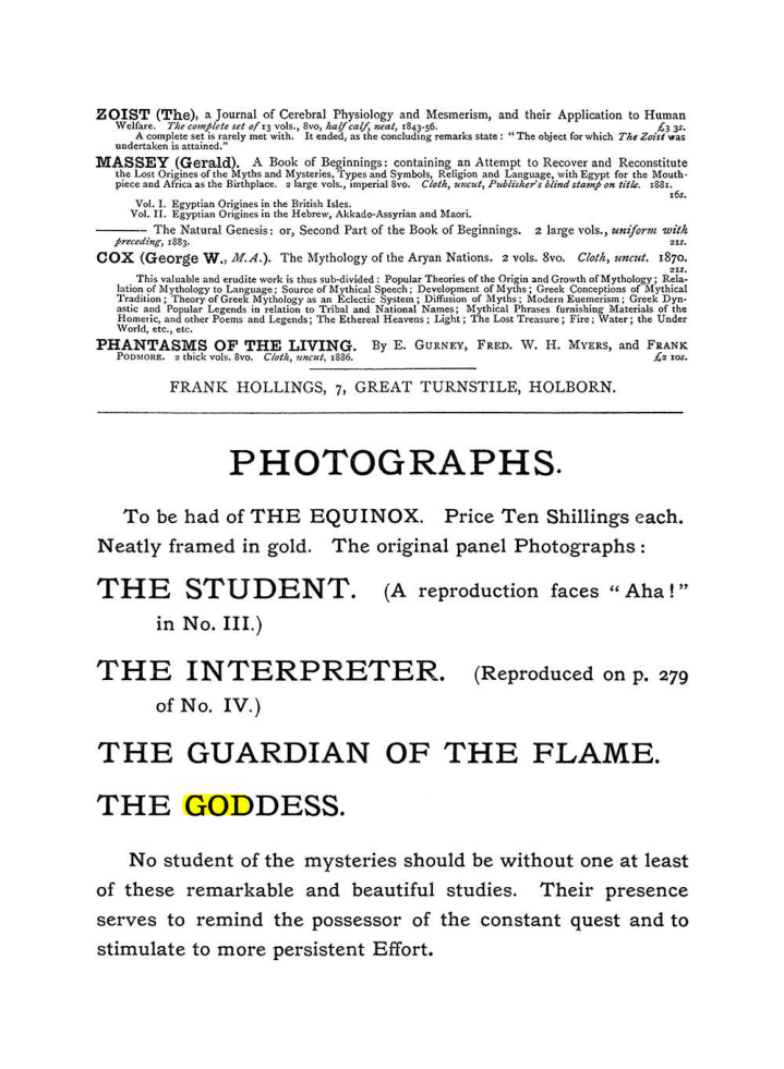 Original scan of The Equinox (Volume I, Number IV), PDF page 499