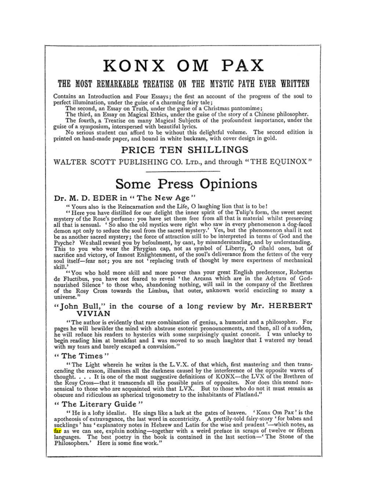 Original scan of The Equinox (Volume I, Number IV), PDF page 502