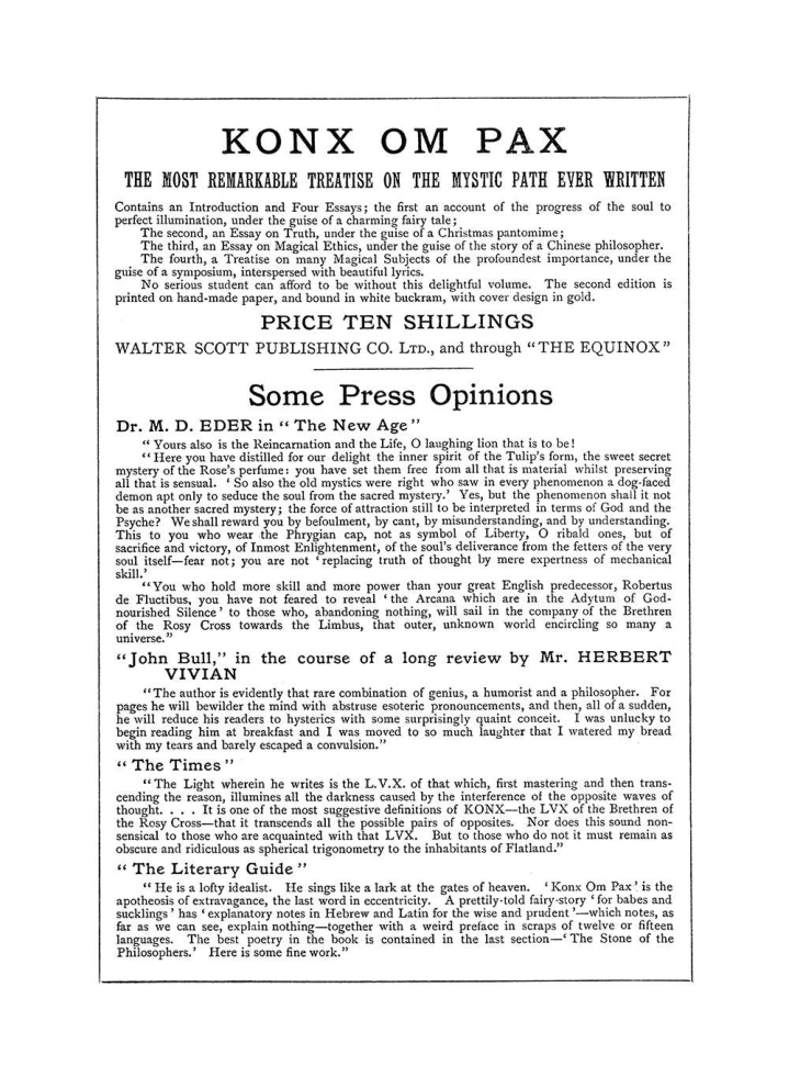Original scan of The Equinox (Volume I, Number IV), PDF page 502