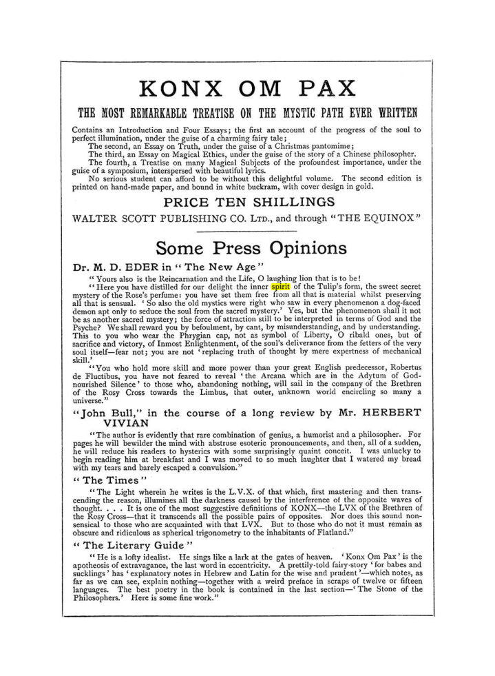 Original scan of The Equinox (Volume I, Number IV), PDF page 502