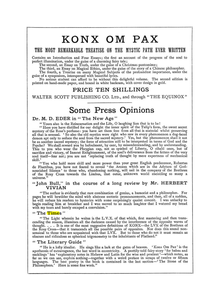 Original scan of The Equinox (Volume I, Number IV), PDF page 502