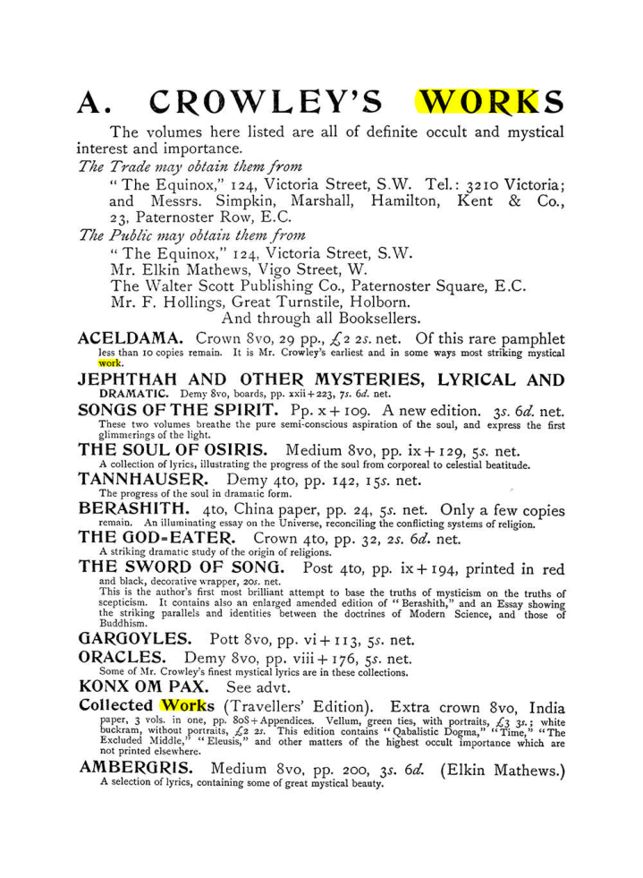 Original scan of The Equinox (Volume I, Number IV), PDF page 503