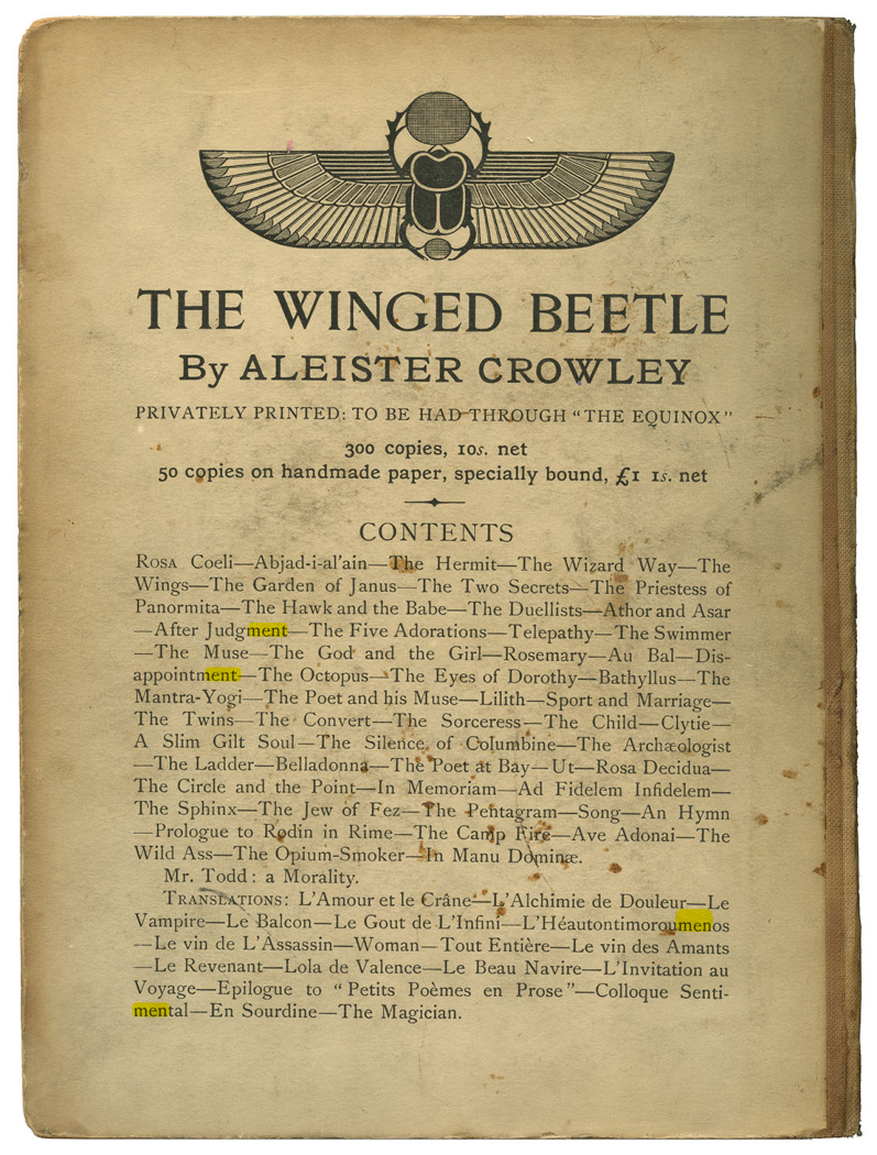 Original scan of The Equinox (Volume I, Number IV), PDF page 504