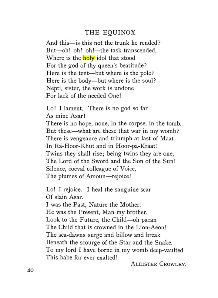 Original scan of The Equinox (Volume I, Number IV), PDF page 52