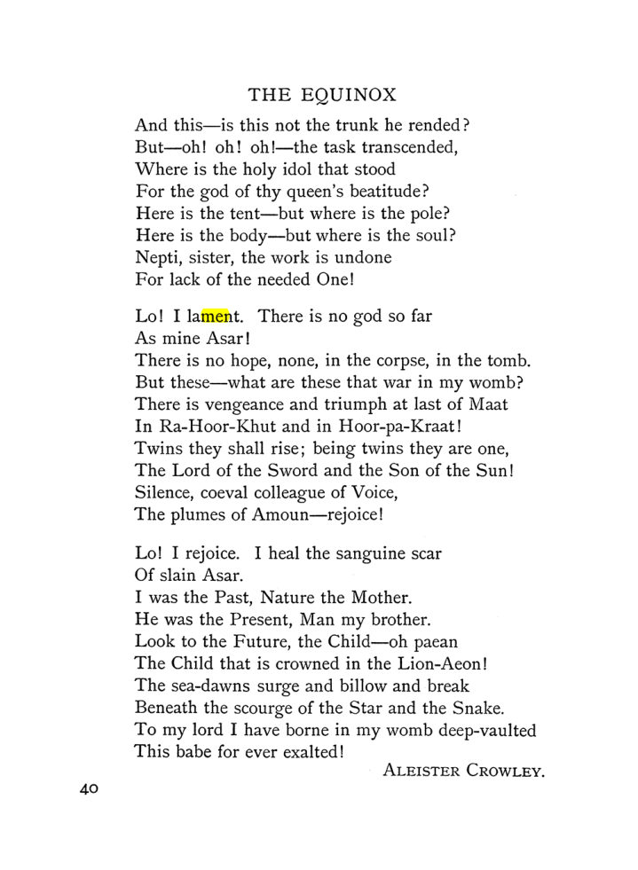 Original scan of The Equinox (Volume I, Number IV), PDF page 52