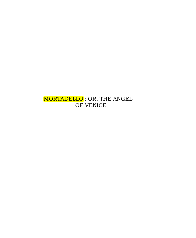 Original scan of Mortadello, PDF page 2